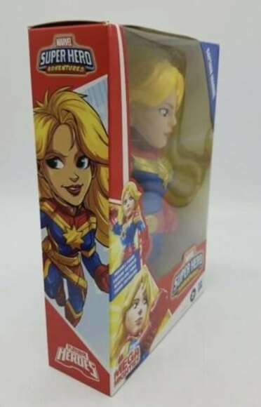 NEW! Hasbro Playskool Mega Mighties Marvel Super Hero Adventures Captain Marvel - Picture 3 of 8